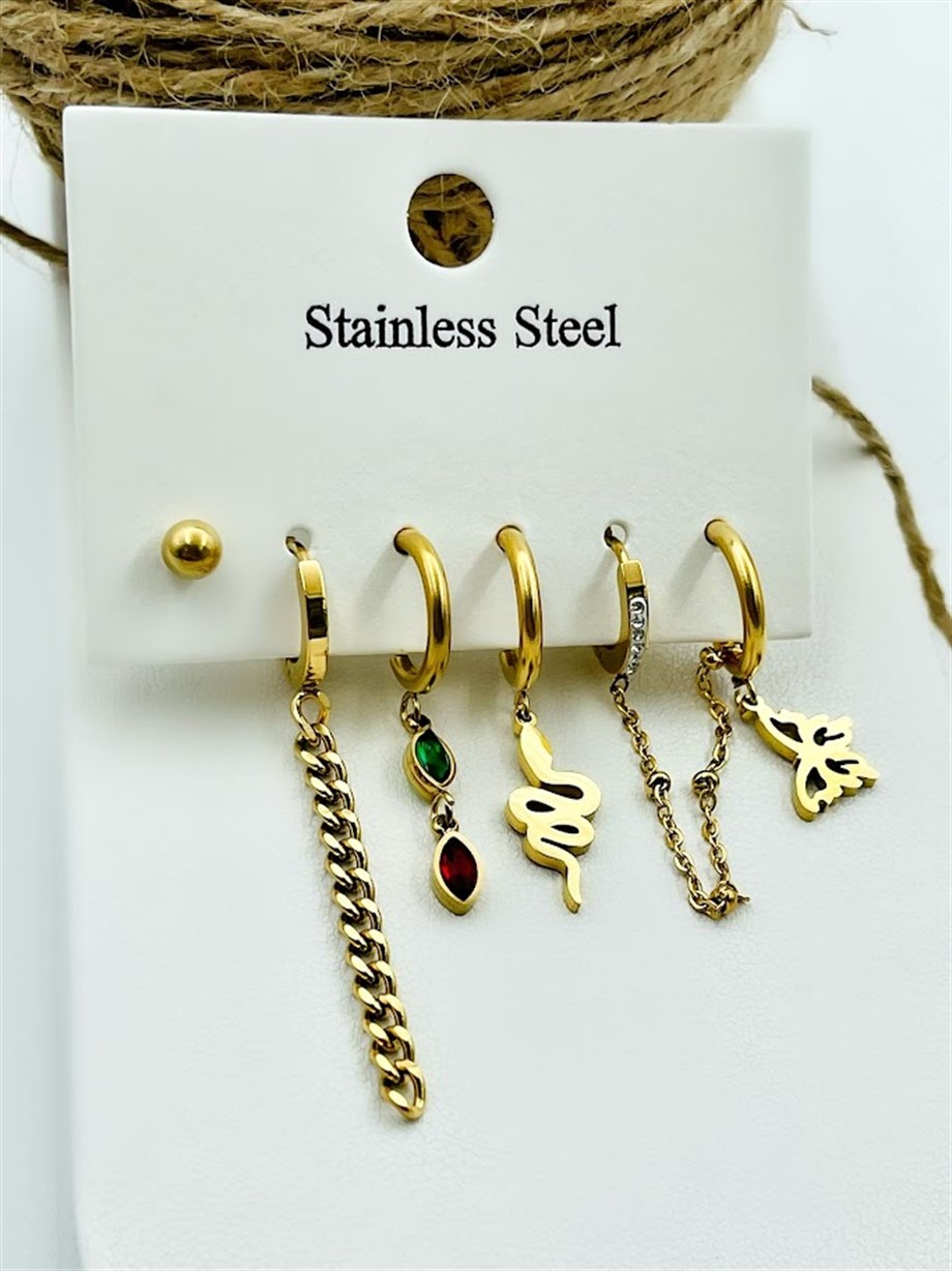 ÇELİK ÇOKLU SET KÜPE