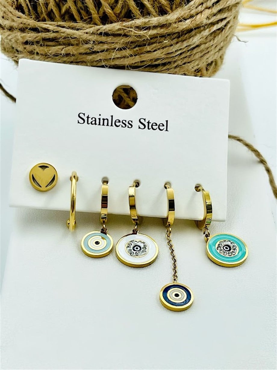 ÇELİK ÇOKLU SET KÜPE