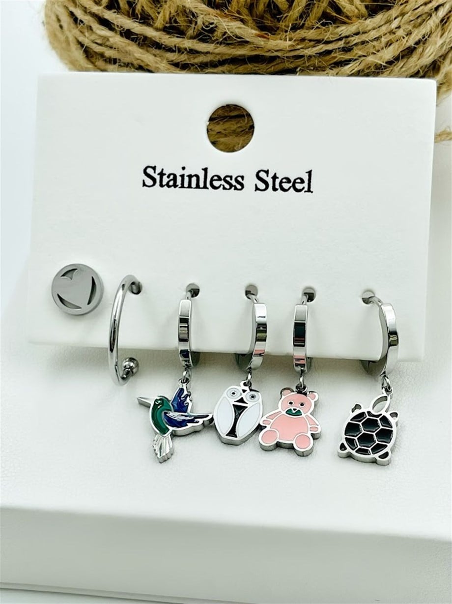 ÇELİK ÇOKLU SET KÜPE