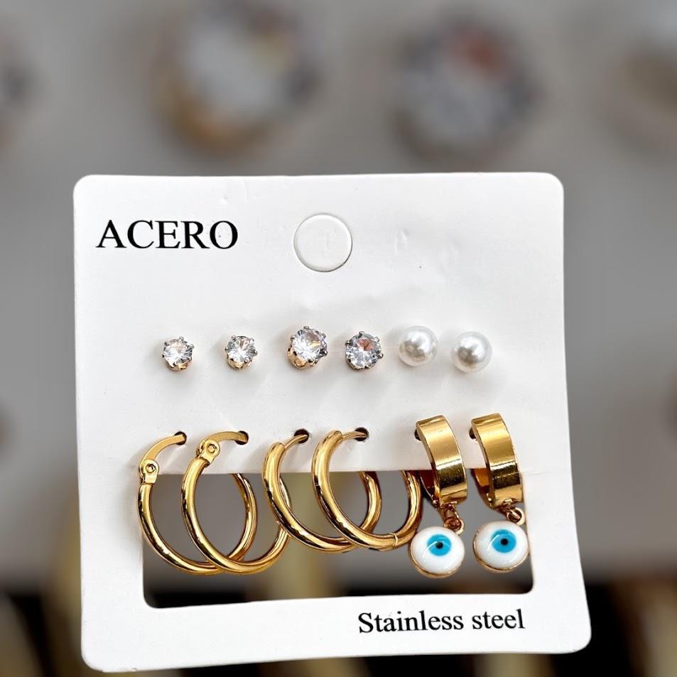 ÇELİK ÇOKLU SET KÜPE