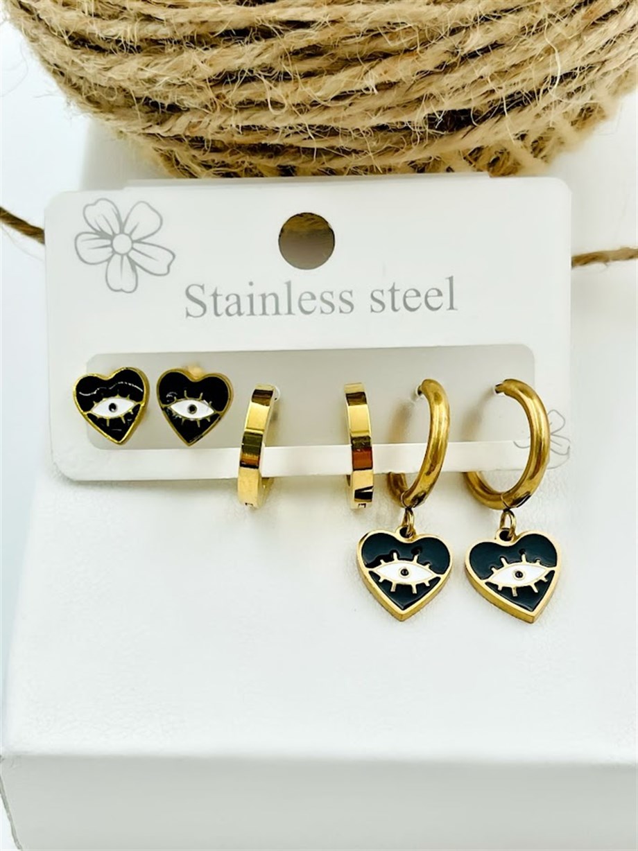 ÇELİK ÇOKLU SET KÜPE