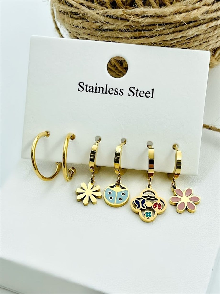 ÇELİK ÇOKLU SET KÜPE