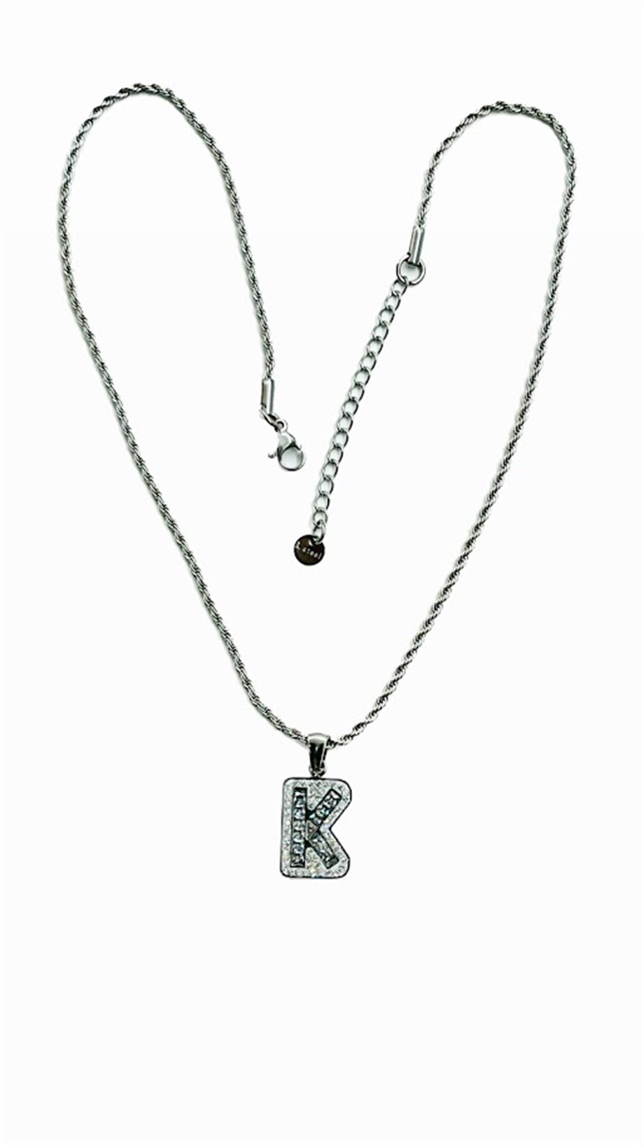 ÇELİK ''K'' HARF KOLYE
