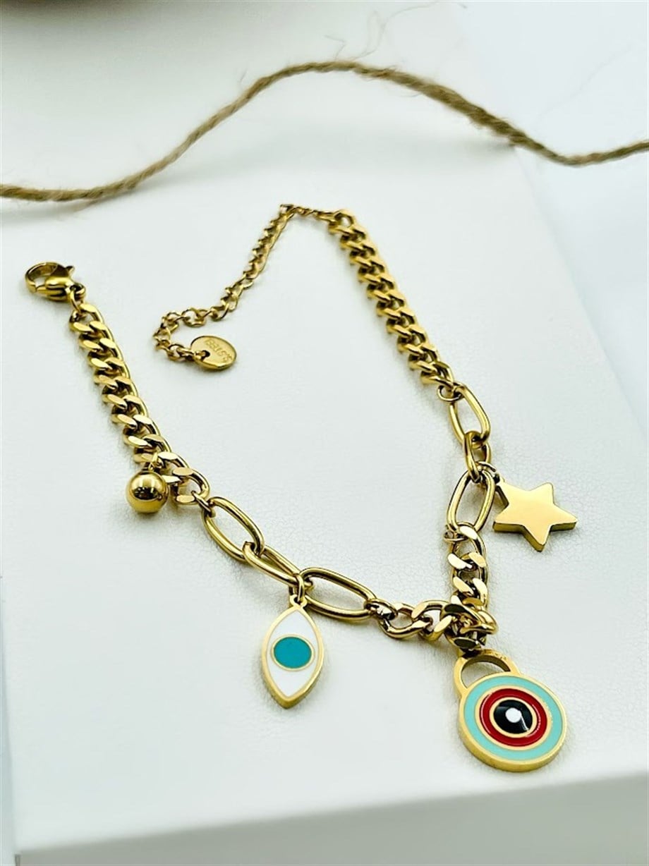 ÇELİK ŞANS BİLEKLİĞİ