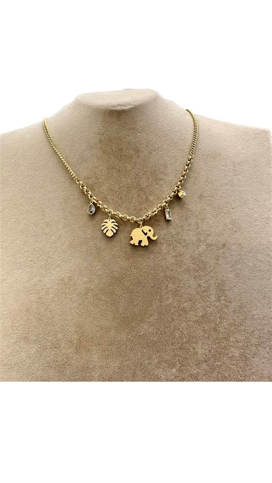 ÇELİK ŞANS KOLYESİ