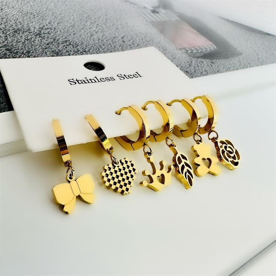 ÇOKLU SET ÇELİK KÜPE