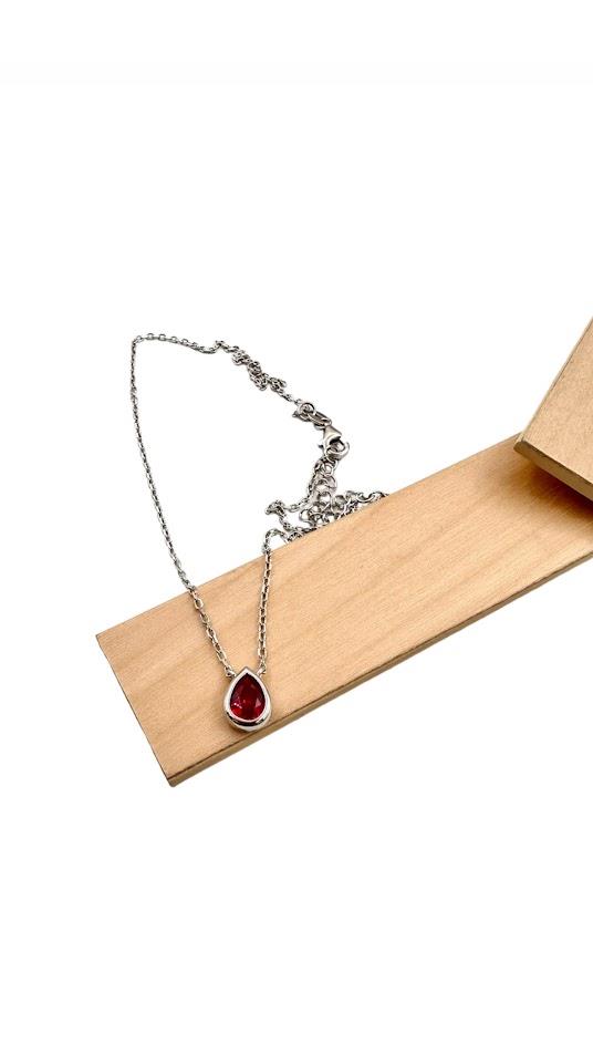 DAMLA MODEL GÜMÜŞ KOLYE