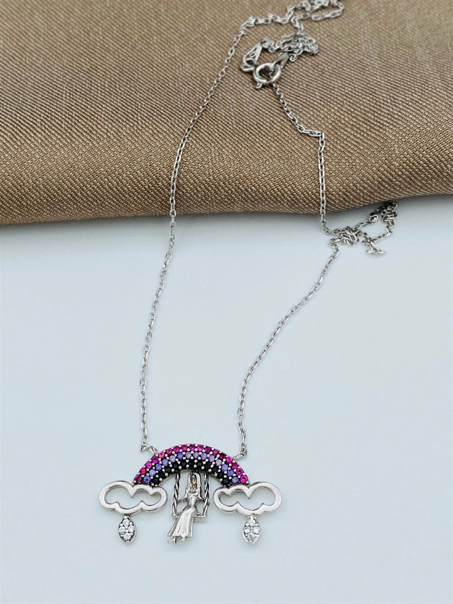 GÖKKUŞAĞI GÜMÜŞ KOLYE