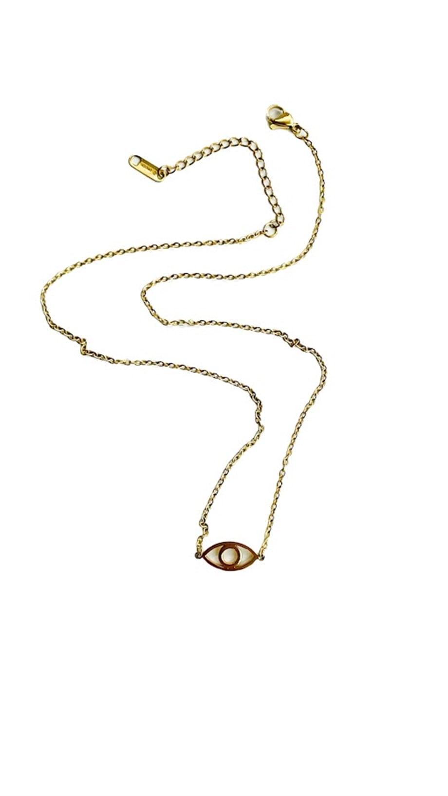 GÖZ MODEL ÇELİK KOLYE