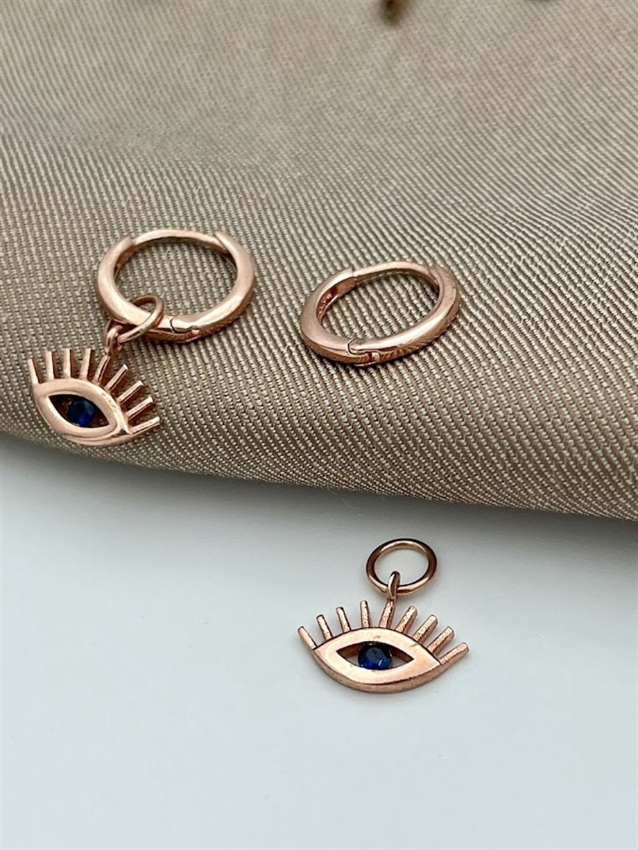 GÖZ MODEL GÜMÜŞ HALKA KÜPE