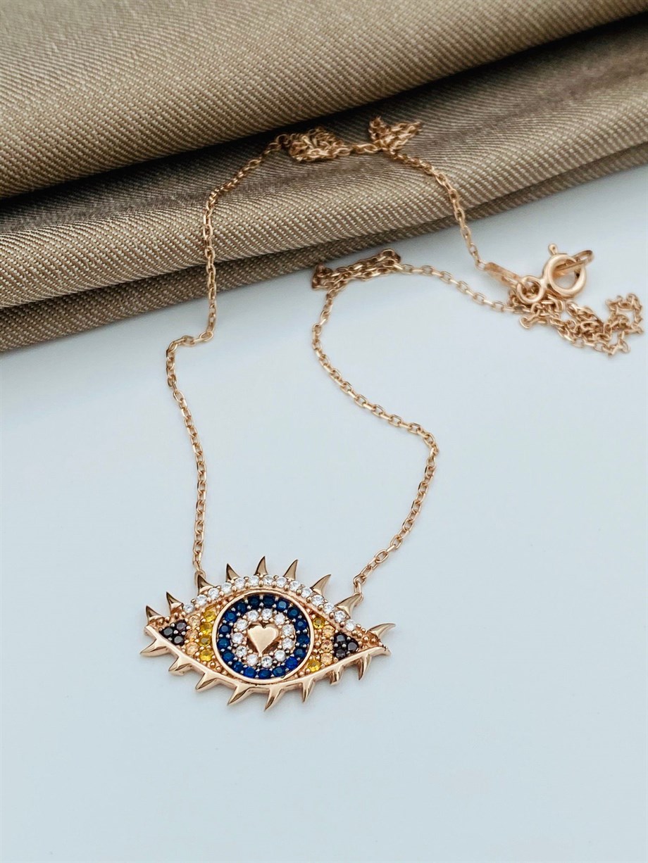 GÖZ MODEL GÜMÜŞ KOLYE