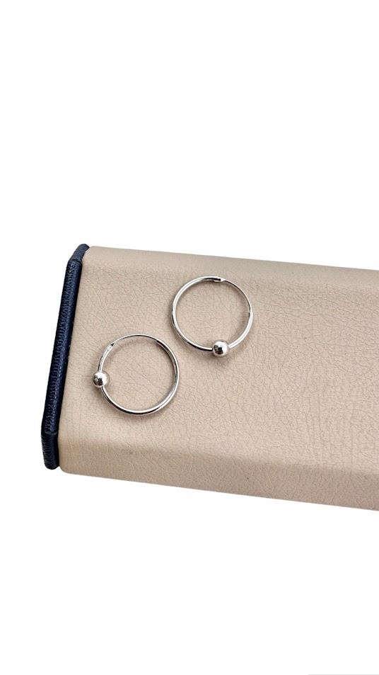 GÜMÜŞ HALKA KÜPE