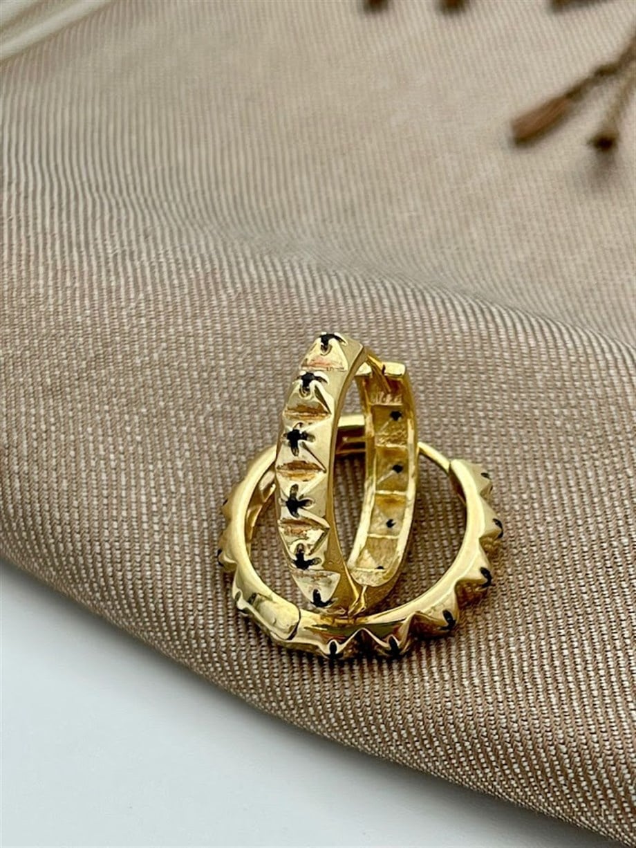 GÜMÜŞ HALKA KÜPE