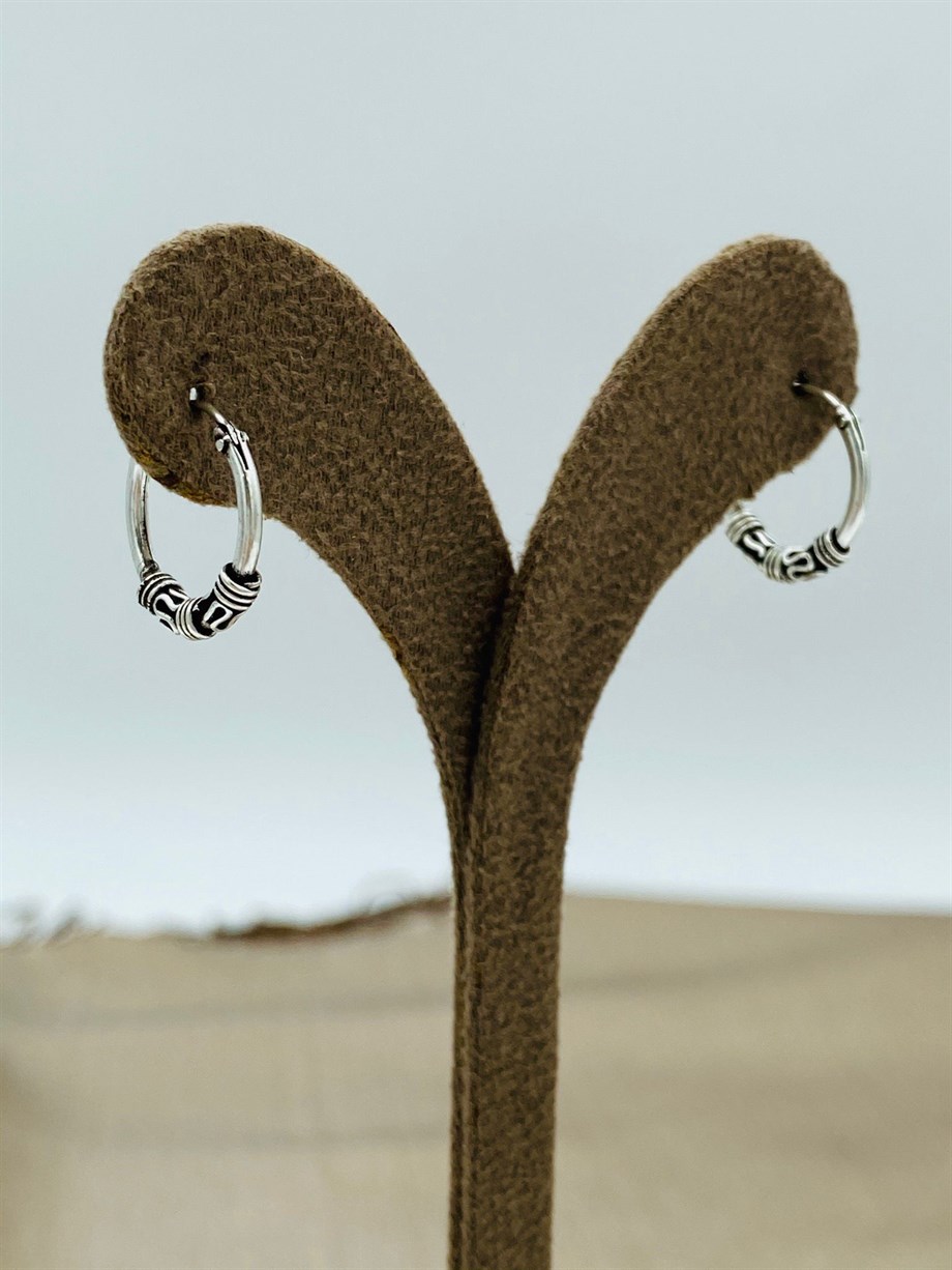 GÜMÜŞ HALKA KÜPE