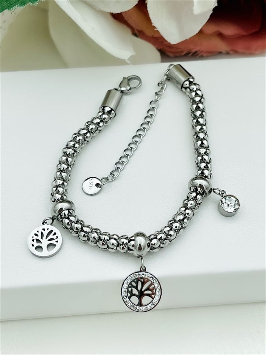 HAYAT AĞACI ÇELİK BİLEKLİK