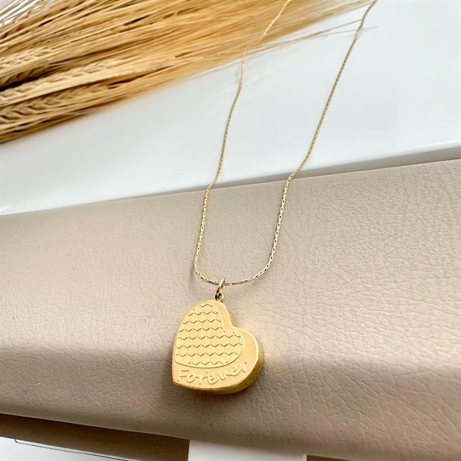 KALP MODEL ÇELİK KOLYE