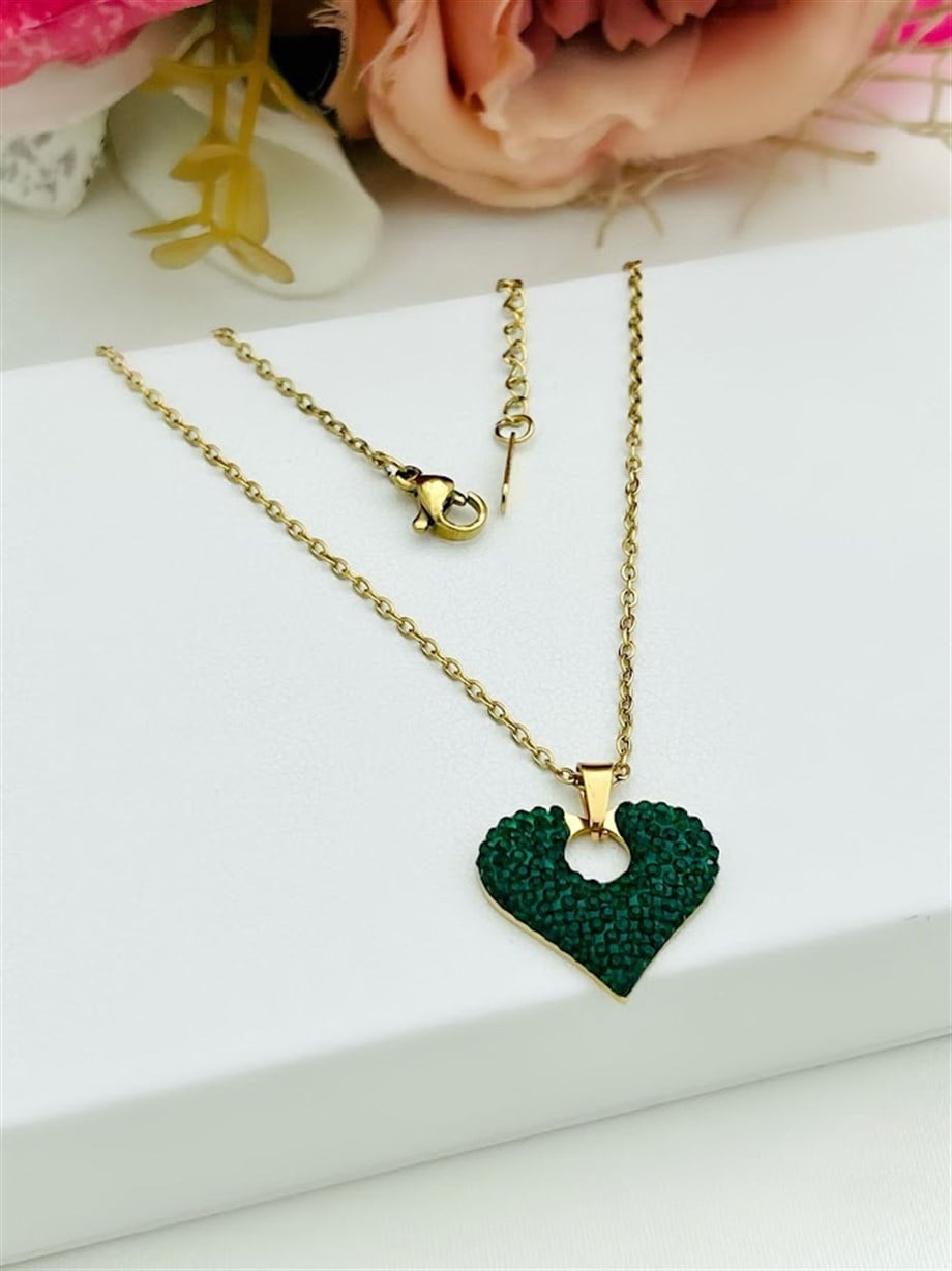 KALP MODEL ÇELİK KOLYE