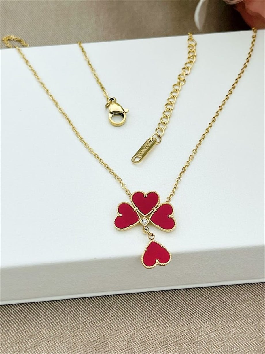 KALP MODEL ÇELİK KOLYE