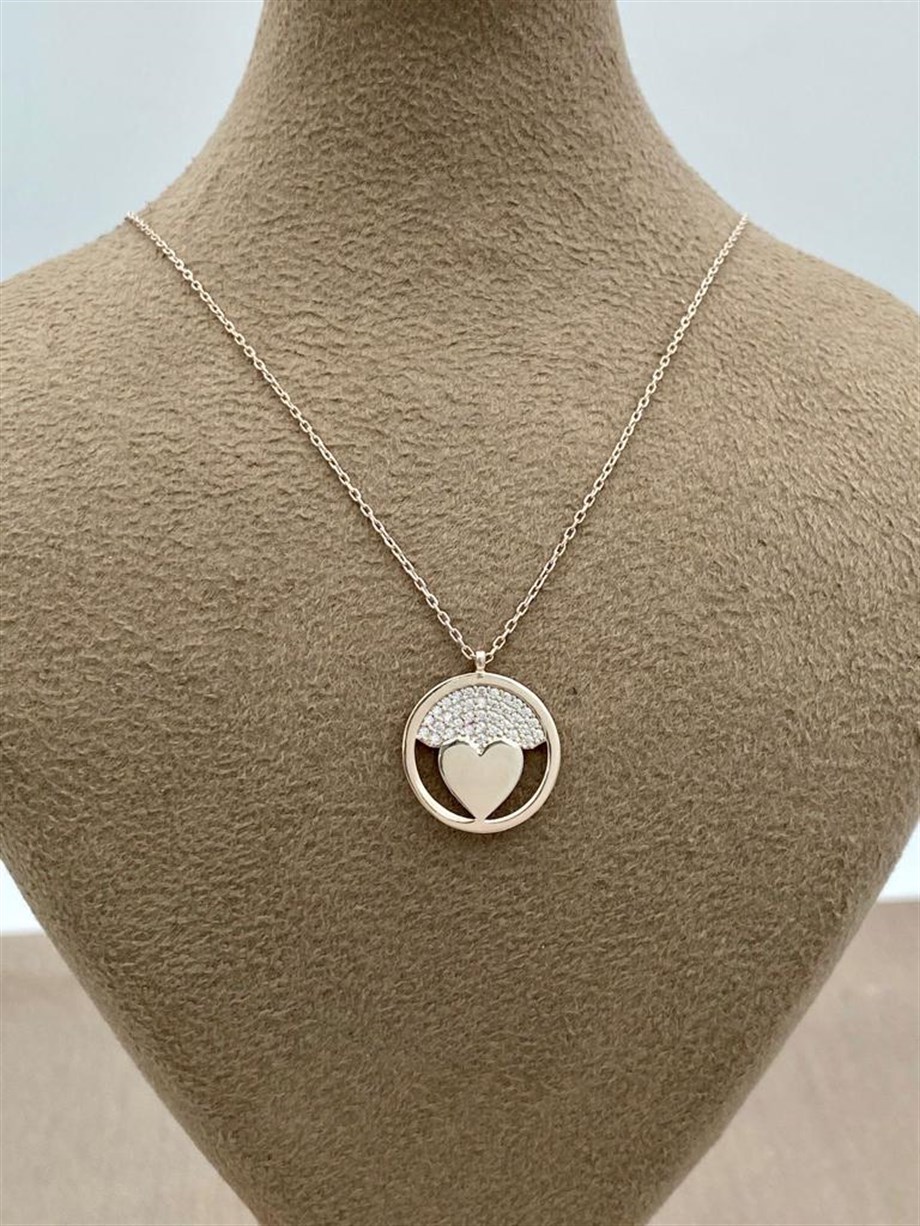 KALP MODEL GÜMÜŞ KOLYE