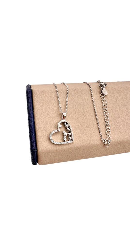 KALP MODEL GÜMÜŞ KOLYE