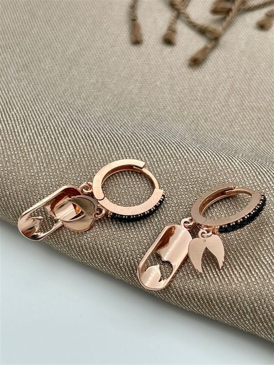 KANAT MODEL GÜMÜŞ KÜPE