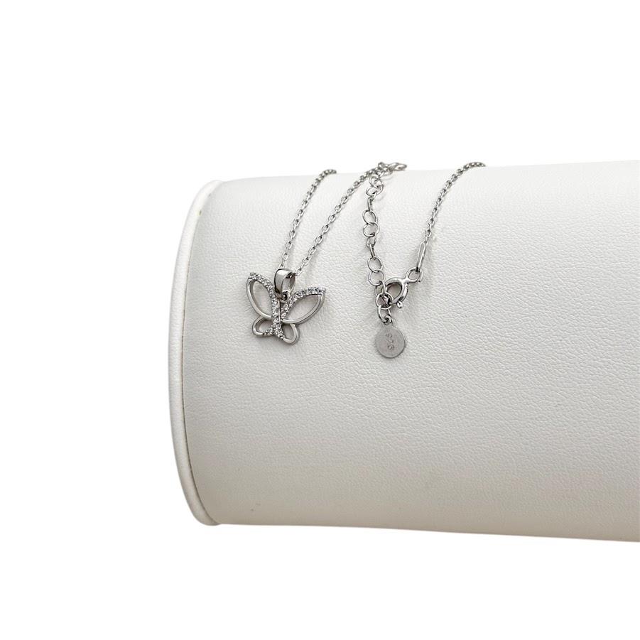 KELEBEK MODEL GÜMÜŞ KOLYE