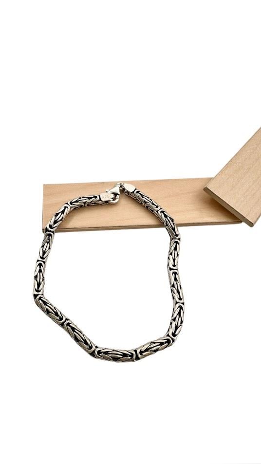 KRAL ZİNCİR GÜMÜŞ BİLEKLİK