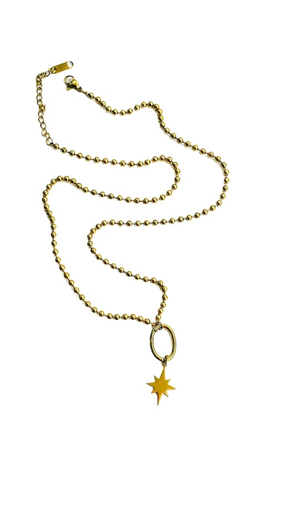 KUTUP YILDIZI ÇELİK KOLYE