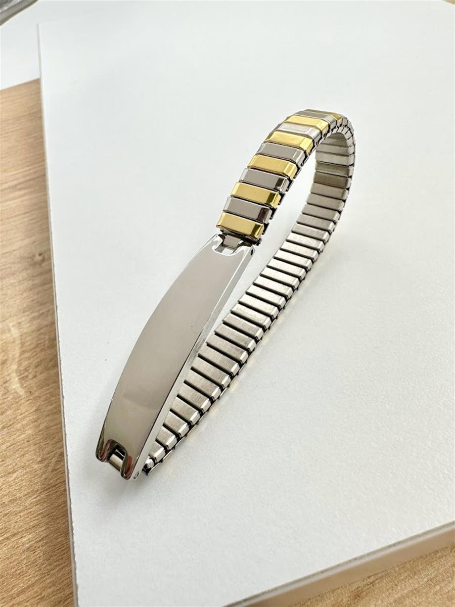 LASTİKLİ ÇELİK BİLEKLİK