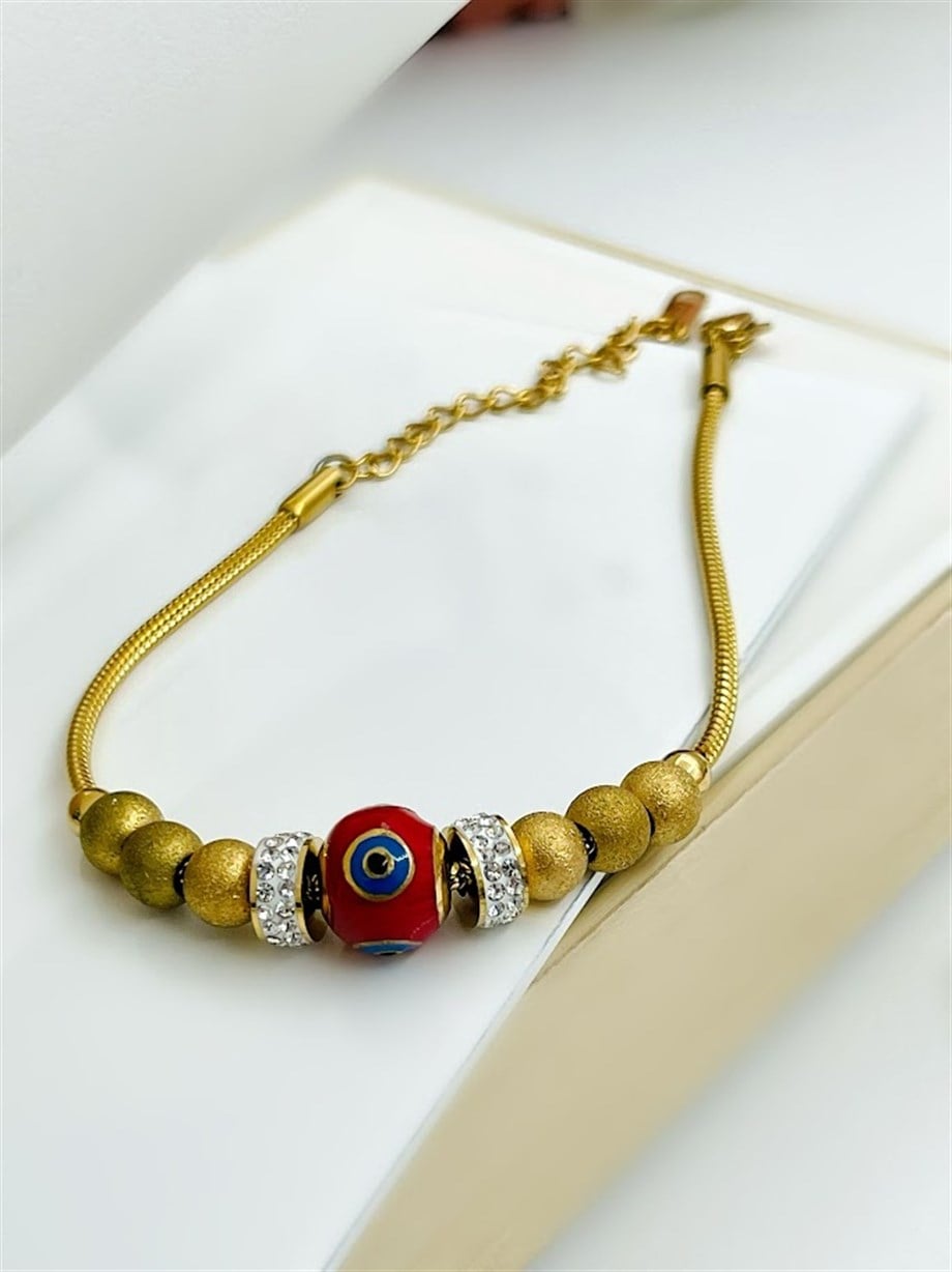 NAZAR BONCUKLU ÇELİK BİLEKLİK