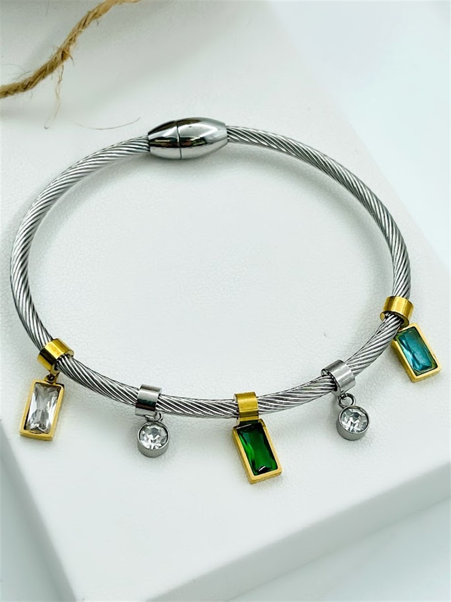 PANDORA MODEL ÇELİK BİLEZİK