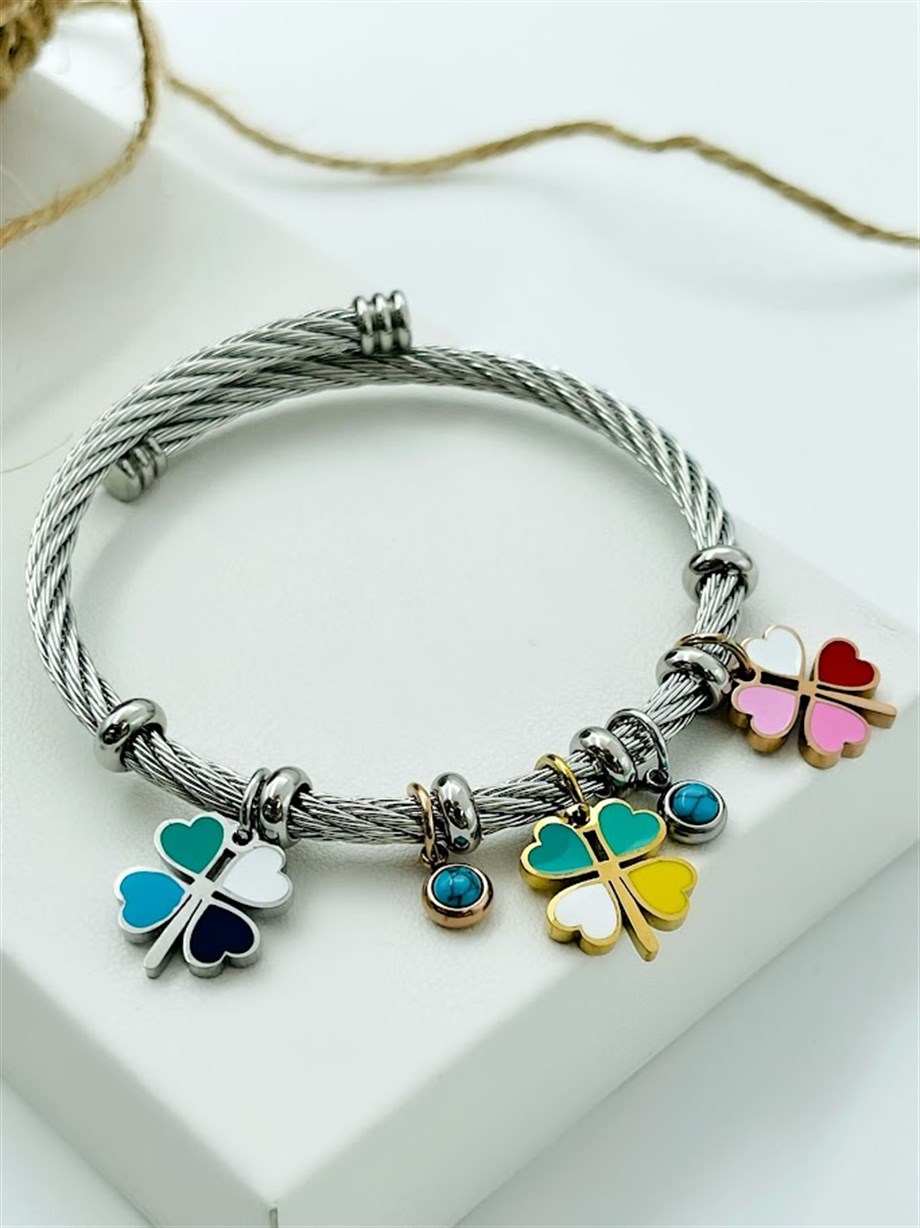 PANDORA MODEL ÇELİK BİLEZİK