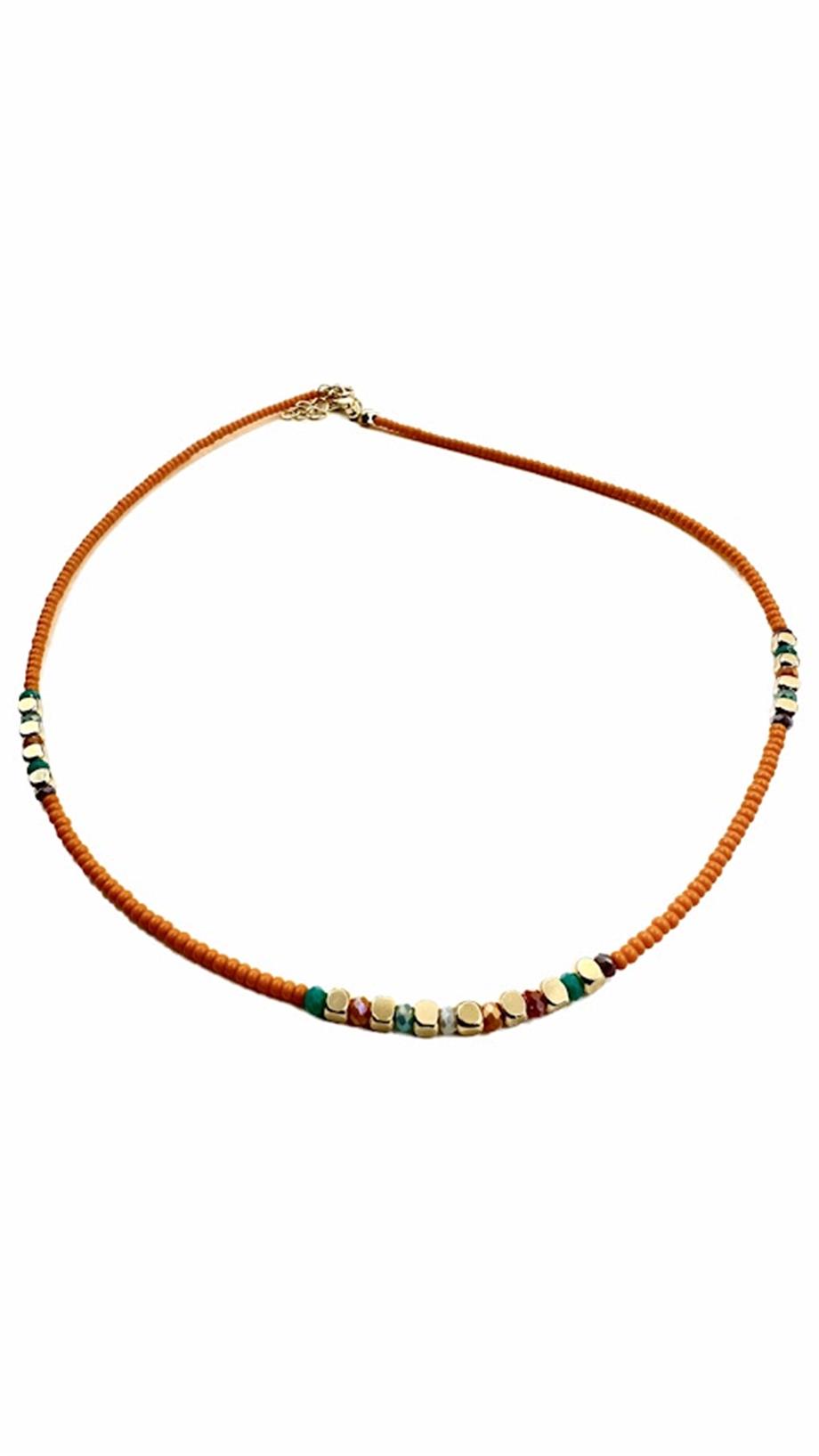 RENKLİ BONCUK KOLYE