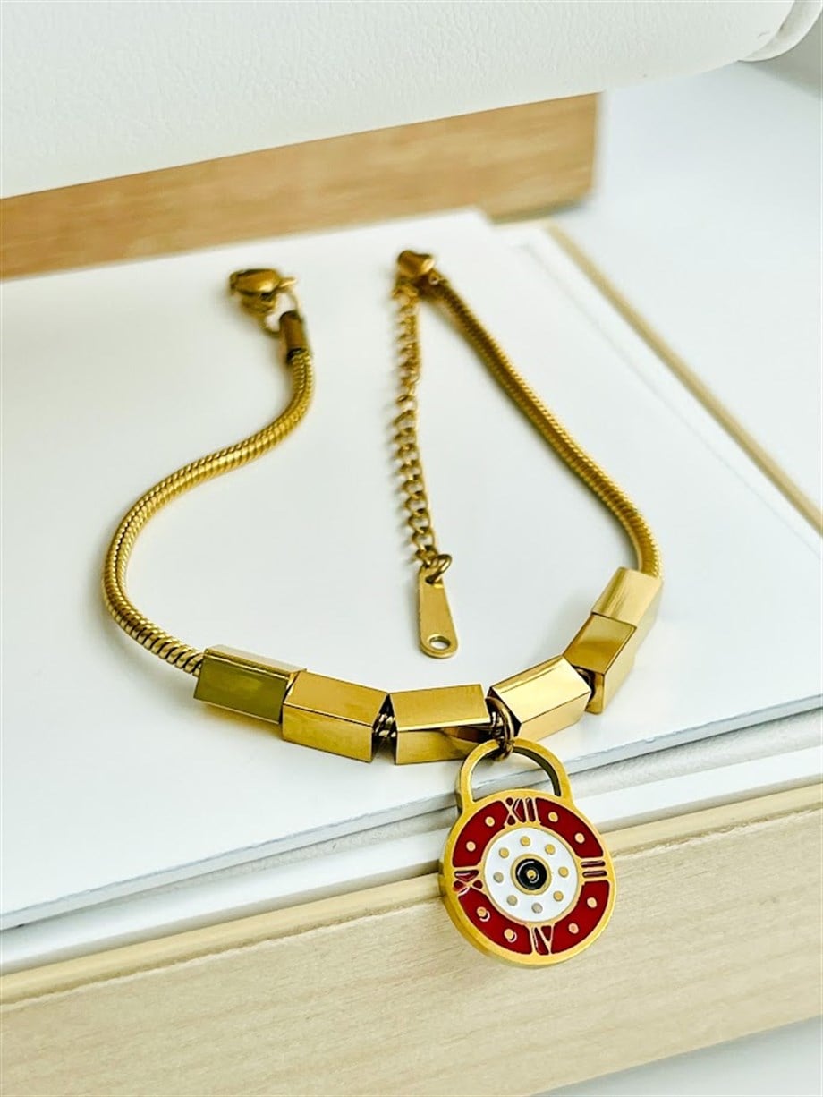 ROMA RAKAMLI ÇELİK BİLEKLİK