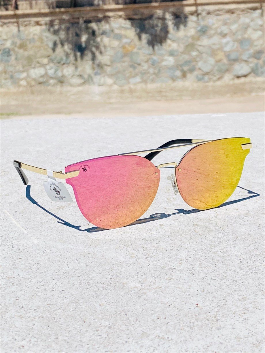 SANTA BARBARA POLO & RACQUET CLUB SB1009 COL.3 KADIN AYNALI GÜNEŞ GÖZLÜĞÜ