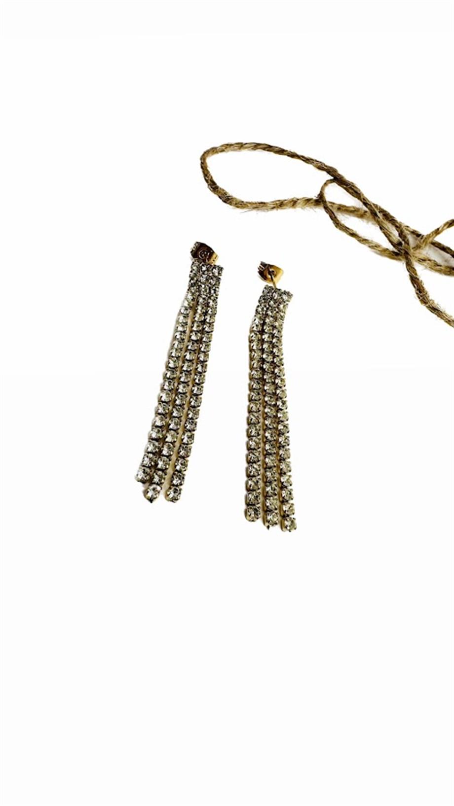 TAŞLI ÇELİK KÜPE