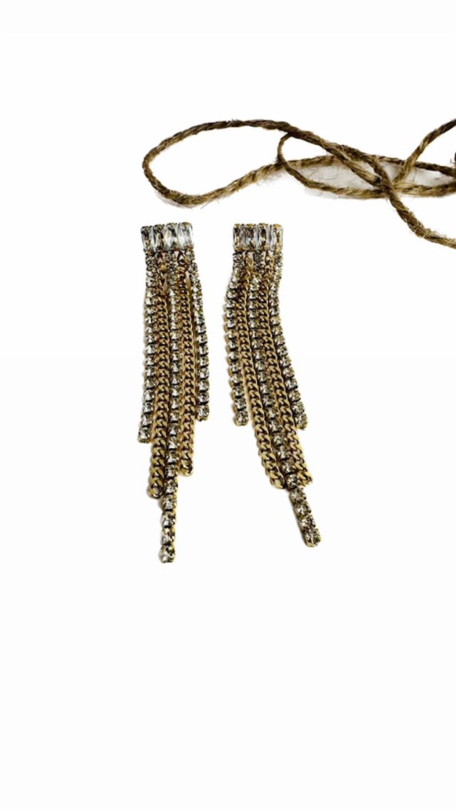 TAŞLI ÇELİK KÜPE