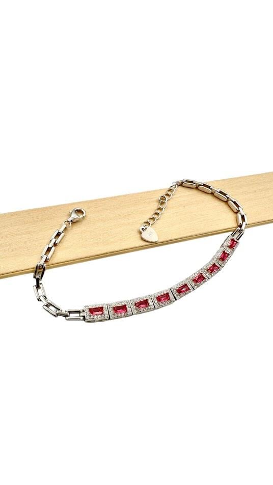 TAŞLI GÜMÜŞ BİLEKLİK