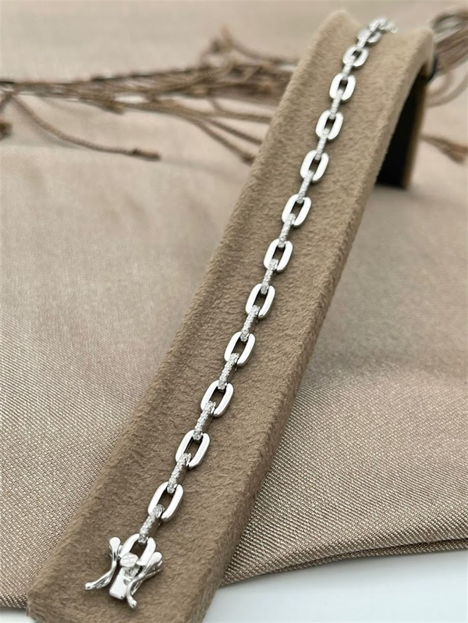 TAŞLI GÜMÜŞ BİLEKLİK