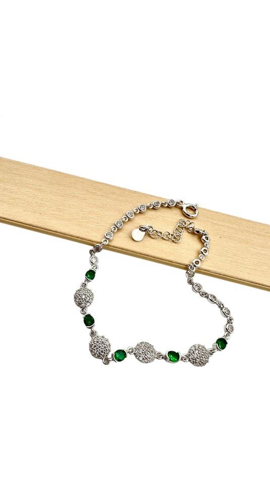 TAŞLI GÜMÜŞ BİLEKLİK