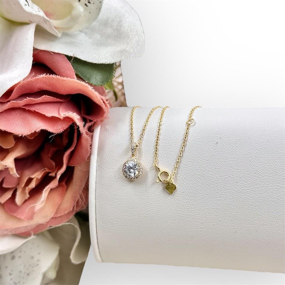 TAŞLI GÜMÜŞ KOLYE