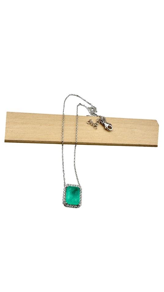 TAŞLI GÜMÜŞ KOLYE