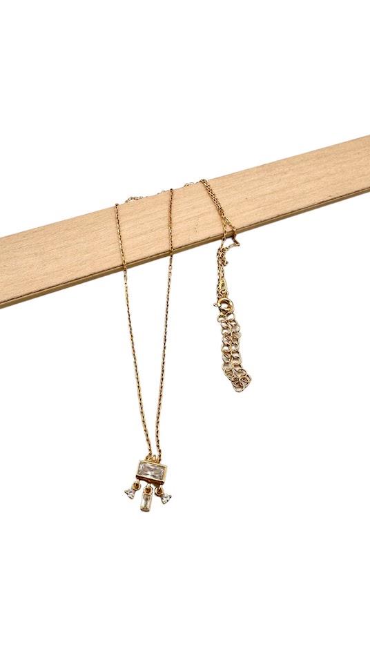 TAŞLI GÜMÜŞ KOLYE