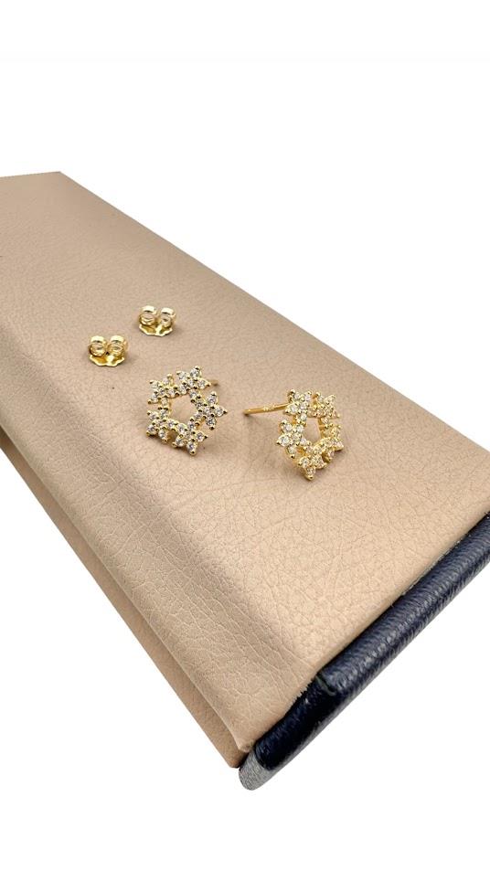 TAŞLI GÜMÜŞ KÜPE