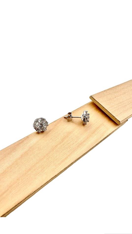 TAŞLI GÜMÜŞ KÜPE