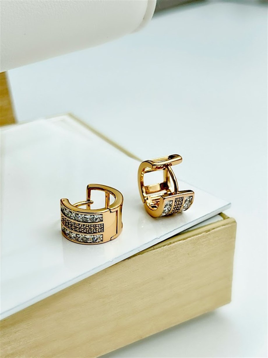 TAŞLI VIP HALKA KÜPE