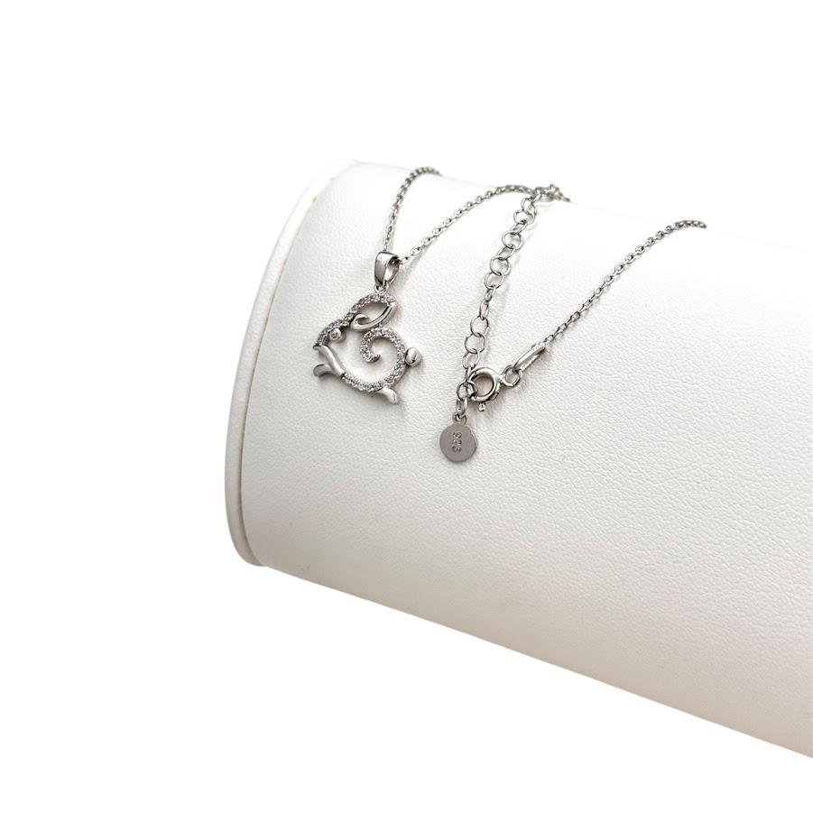 TAVŞAN MODEL GÜMÜŞ KOLYE