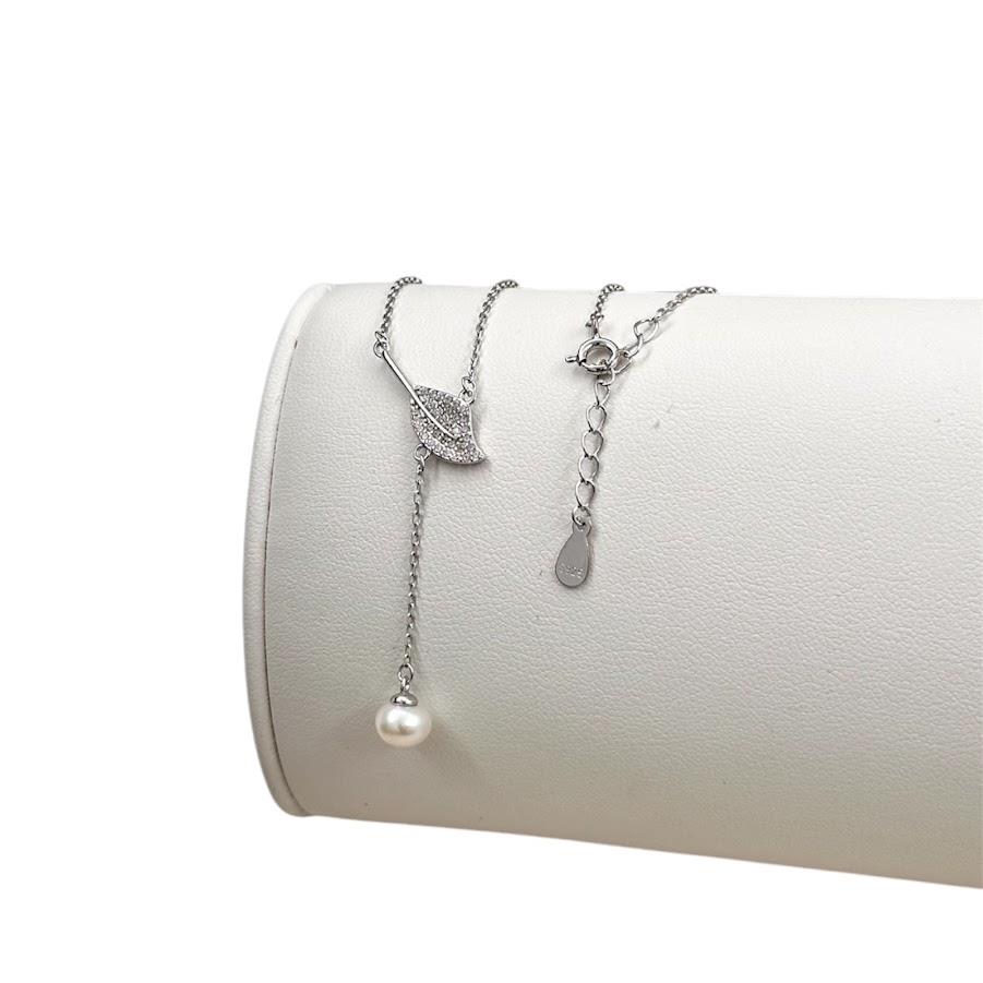 YAPRAK MODEL GÜMÜŞ KOLYE