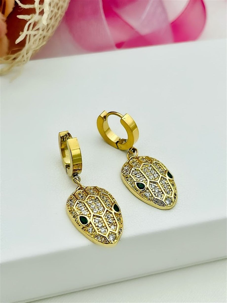 YILAN MODEL ÇELİK KÜPE