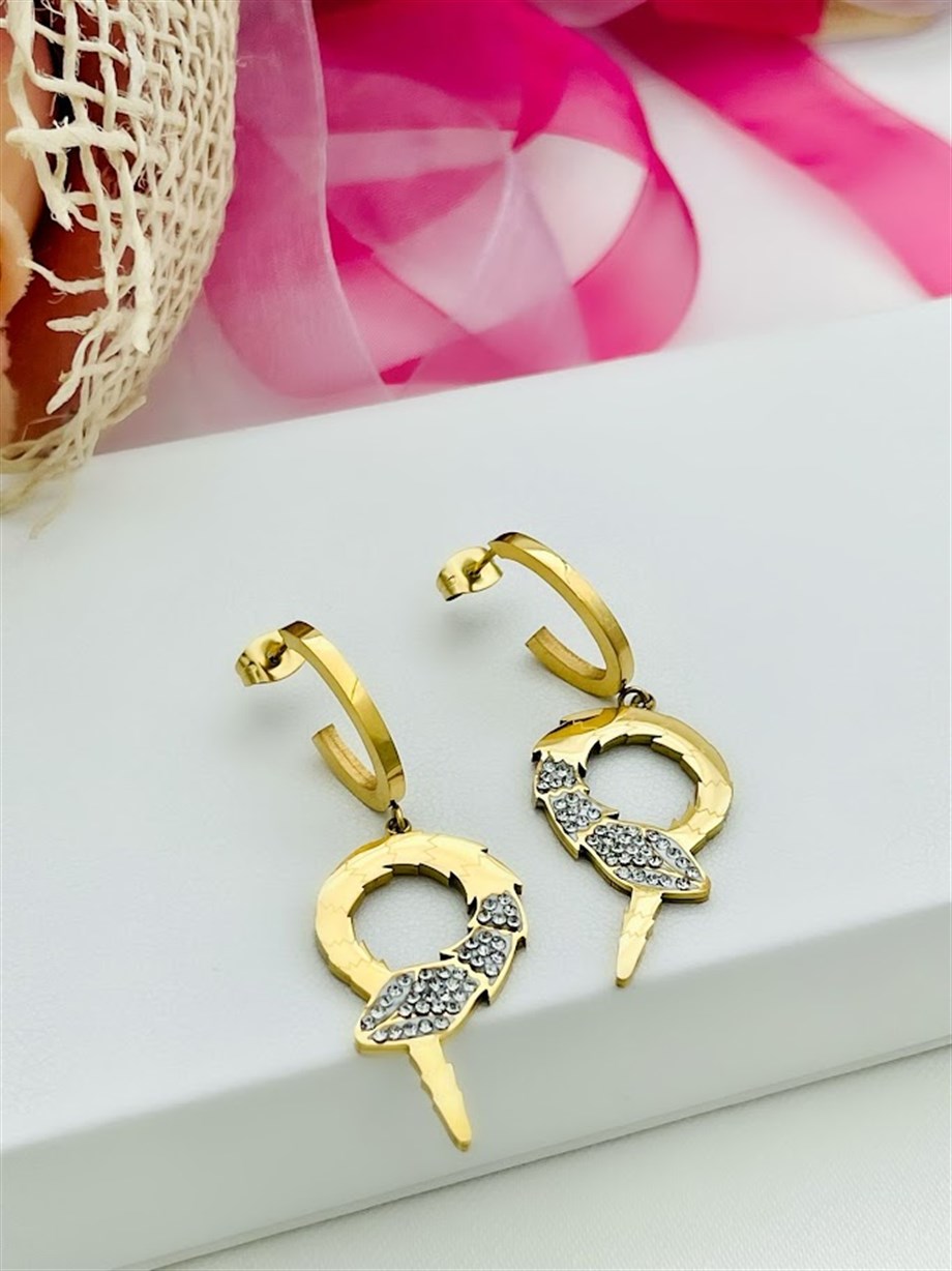 YILAN MODEL ÇELİK KÜPE